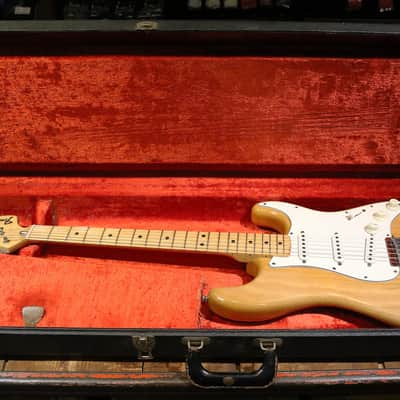 Fender Stratocaster Hardtail with 3-Bolt Neck, Maple Fretboard 1973 - 1977 - Natural image 4