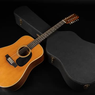 1973 Martin D12-28 - Natural | USA Vintage All Solid Iconic 12-String Dreadnought Acoustic Guitar David Gilmour Pink Floyd | Case image 23