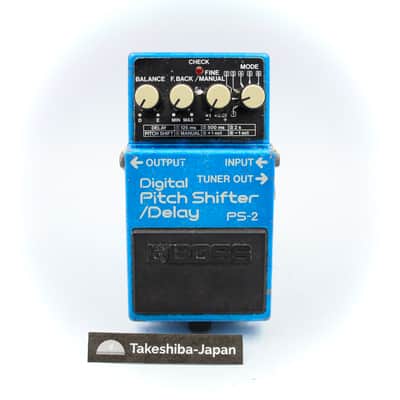 Boss PS-2 Digital Pitch Shifter Delay 1992 Made in Japan Guitar Effect Pedal ED53946 image 1
