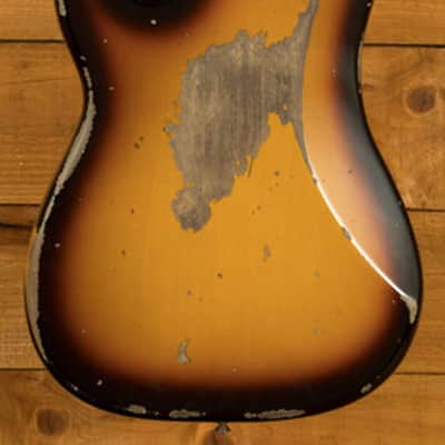 Fender Custom Shop Limited 63 Precision Bass - Heavy Relic Faded Aged 3-Tone Sunburst image 4
