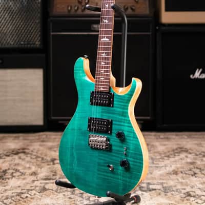 PRS SE Custom 24-08 Electric Guitar - Turquoise with Gig Bag image 11