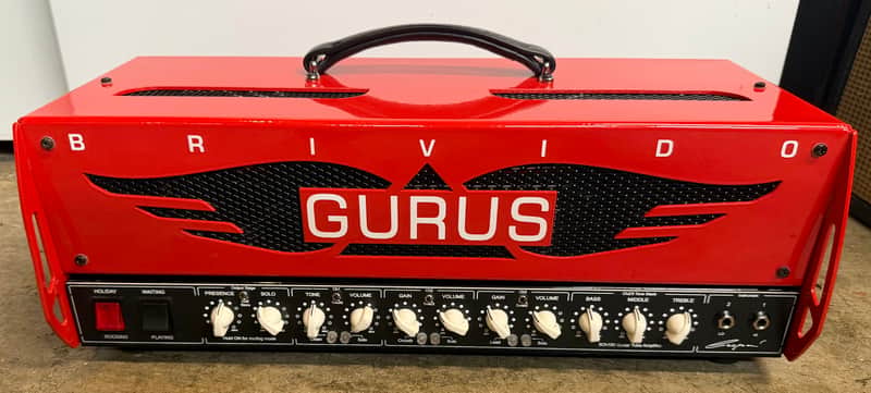 Gurus Amps Brivido 100W 3-Channel Signature Tube Head – Ultra-Rare Boutique Italian Engineering (Ferrari Red) image 1