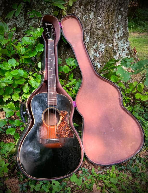 Vintage 1933 Gibson L-00 With Period Geib Case image 1