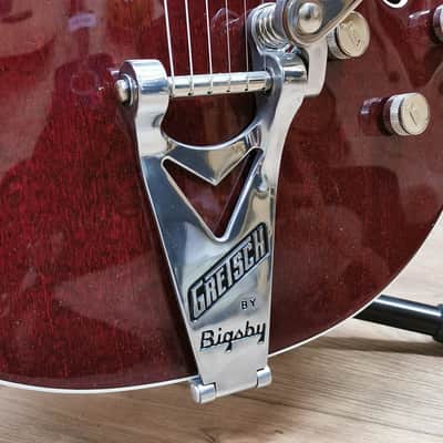 Gretsch G6119T Players Edition Tennessee Rose MIJ - Rosewood Fingerboard, Dark Cherry Stain image 8