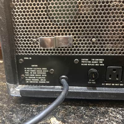 1970s Ampeg SVT Curved Line 300-Watt Bass Amplifier Head Black image 13