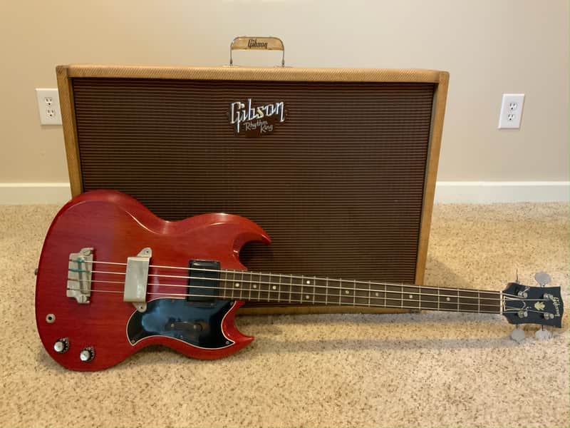 Gibson EB-0 1961 Cherry original owner image 1