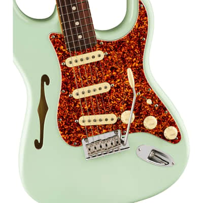 Fender American Professional II Stratocaster Thinline - Transparent Surf Green image 6