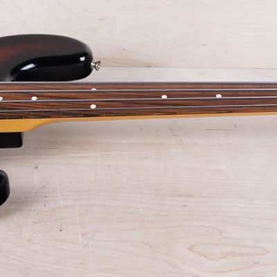 Fender JB62-FL Fretless Jazz Bass Reissue MIJ 1993 Sunburst Fujigen Made in Japan w/ Bag image 2
