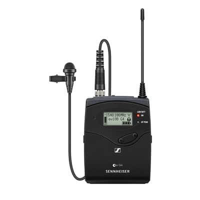 Sennheiser EW 100 G4-ME2 Wireless Lavalier Microphone System-A1 Band *USA Small Business* image 3