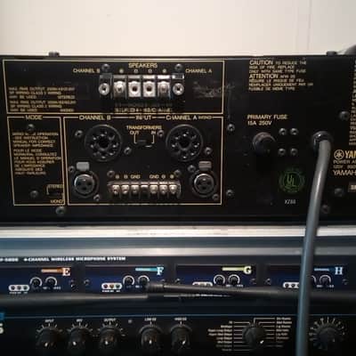 Yamaha P-2250-C Late 70s early 80s - Black metal image 2
