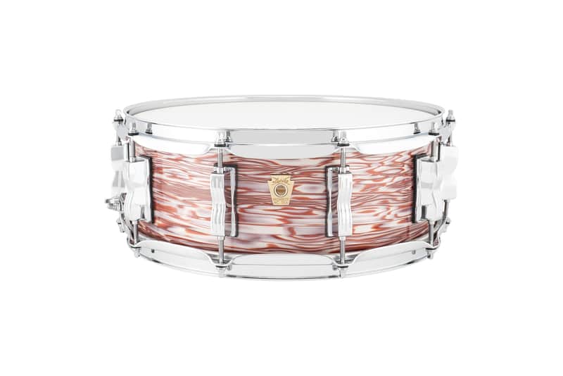 Ludwig *Pre-Order* Classic Maple 5x14" Vintage Pink Oyster Snare Drum USA Made | Special Order | Authorized Dealer image 1