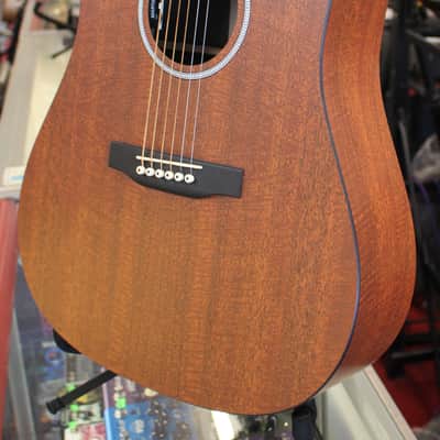 Martin X-Series DX-1E Mahogany HPL Dreadnought Acoustic Electric Guitar Natural w/Soft Case image 3