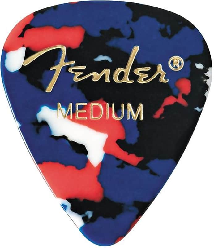 Fender 351 Shape Classic Picks, Medium, Confetti, 144 Count 2016 image 1