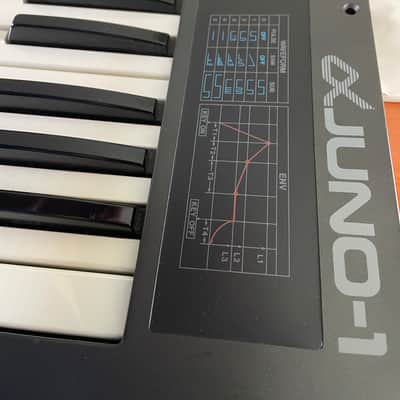 Roland Alpha Juno-1 49-Key Programmable Polyphonic Synthesizer 1985 - 1988 - Black image 4