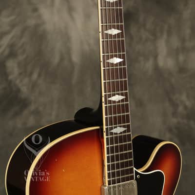 1965 Epiphone A412 Triumph Sunburst with wide nut width image 11