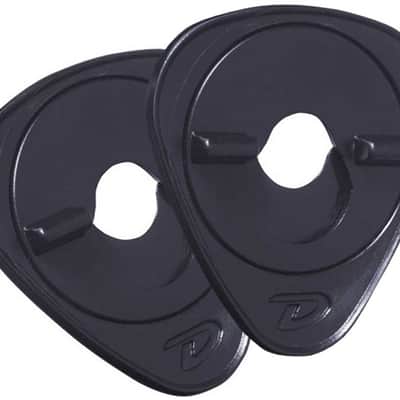 Dunlop 7007 Black Guitar Ergo Lok Strap System Guitar Strap locks PAIR image 1