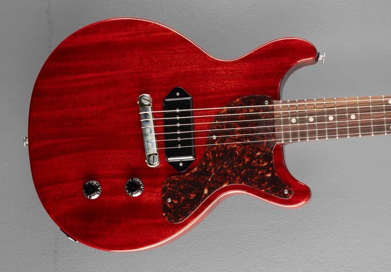 Gibson USA Les Paul Junior Double Cutaway - Vintage Cherry w/Tortoise Pickguard image 1