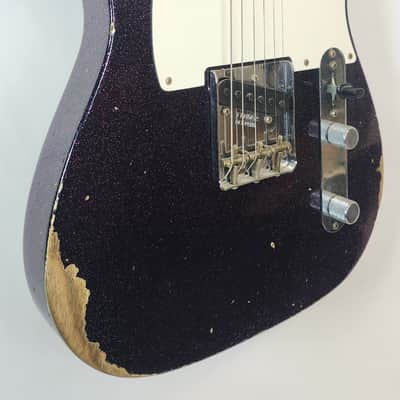 Fender Custom Shop 1960 Tele Relic, Time Machine, Ash Body, AAA Rosewood FB, Magenta Sparkle, w/HSC image 7