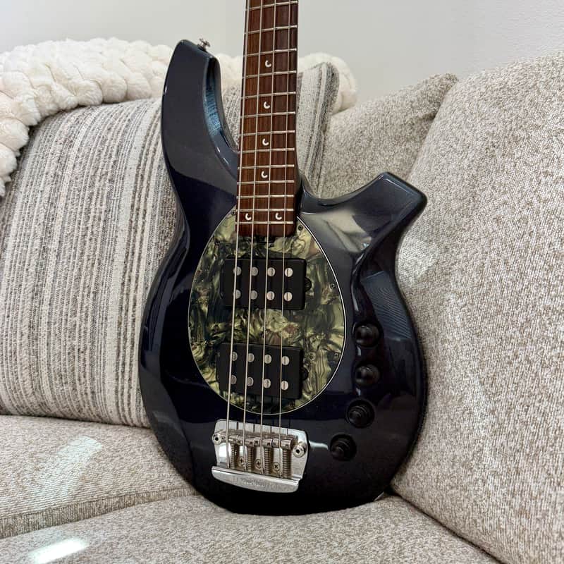 Ernie Ball Music Man Bongo 4 HH 2006 - Sapphire Black image 1
