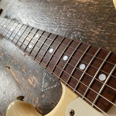 Fender Stratocaster 1972 Reissue FujiGen MIJ E-Serial 1984-87 Olympic White image 12