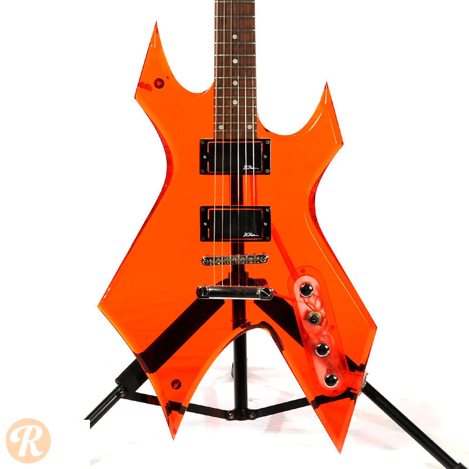B.C. Rich Warlock Acrylic Transparent Red | Reverb Canada
