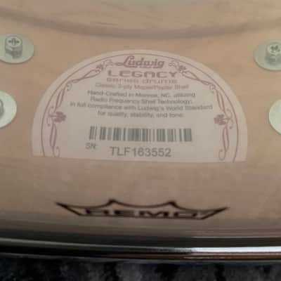 Ludwig Legacy Classic 4 x 14” Snare Drum Red Sparkle image 9