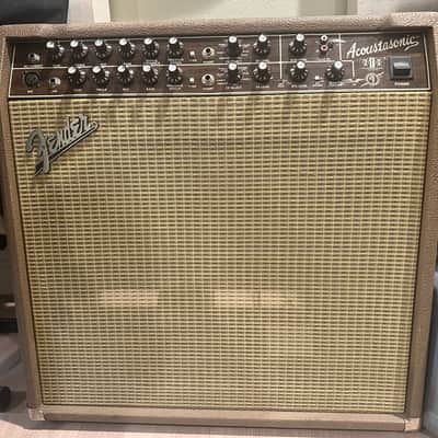 Fender Acoustasonic SFX II 2-Channel 2 x 80-Watt 1x6" / 1x8" Acoustic Guitar Amp 2003 - 2011 - Brown image 2