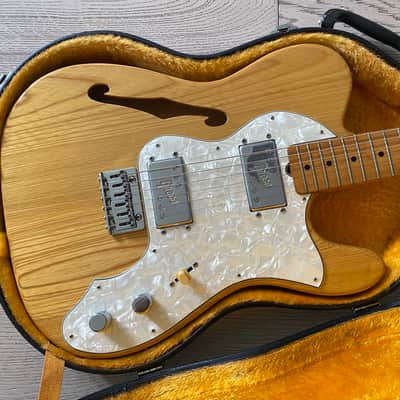 1970s Greco Thinline Telecaster Maxon Pickups OHSC Matsumoku Japan Vintage image 1