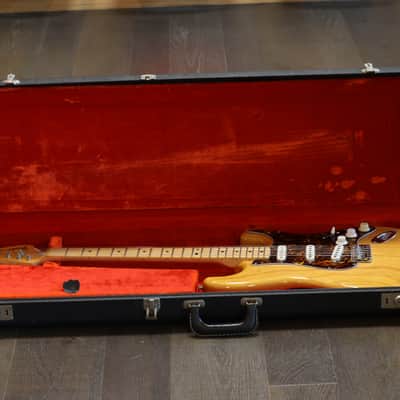1973 Fender Stratocaster Electric Guitar Natural + OHSC image 23