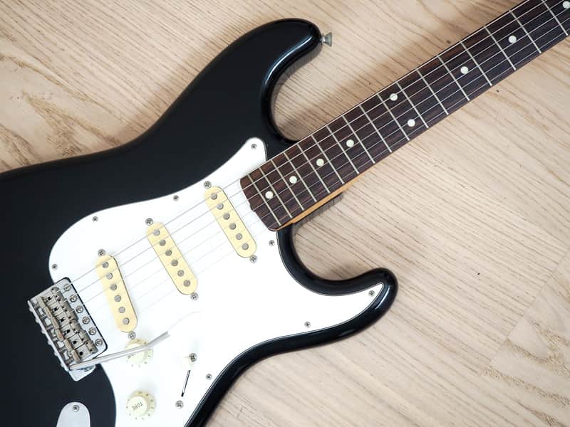 1989 Fender Stratocaster '62 Vintage Reissue Electric Guitar Black