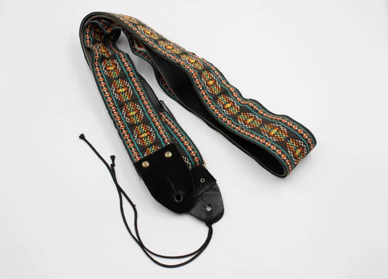 Beautiful Colorful Braided Guitar Strap ~Persian Style~ image 1