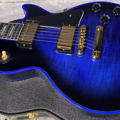 NEW! Gibson Dealer Select Custom Shop Les Paul Custom Blue Widow AAA Figured Flame Top - Authorized Dealer - 10.2lbs - G07460 image 9