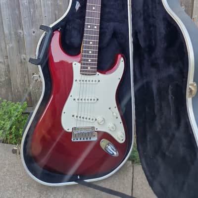 Fender American Standard Stratocaster 2007 USA Wine Red w/ Case – Excellent Condition image 2