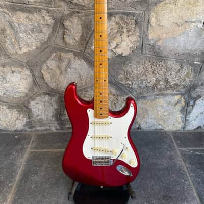Fender Japan '57 Reissue Stratocaster ST57-70 Candy Apple Red – Maple Neck (Q-Serial, Upgraded Van Zandt Bridge Pickup) image 2