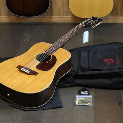 1968 Gibson 12-String B-45 Acoustic Guitar Natural + GB image 1