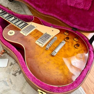 1981 Gibson Heritage Series Les Paul Standard 80 Elite Honey Burst Quilted Maple Top w/OSHC image 7