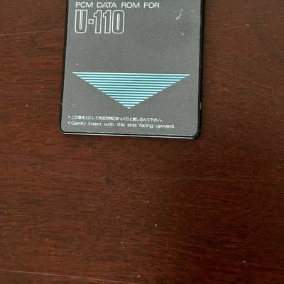 Roland U-110 - SN-U110-07 "Electric Guitar" Expansion Card 1990s - Black / Blue