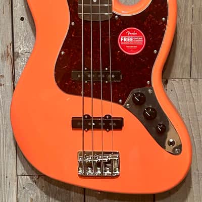 NEW Squier Classic Vibe '60s Jazz Bass - Tahitian Coral, Amazing Color ! , In Stock and Ready To Ship Fast! image 4