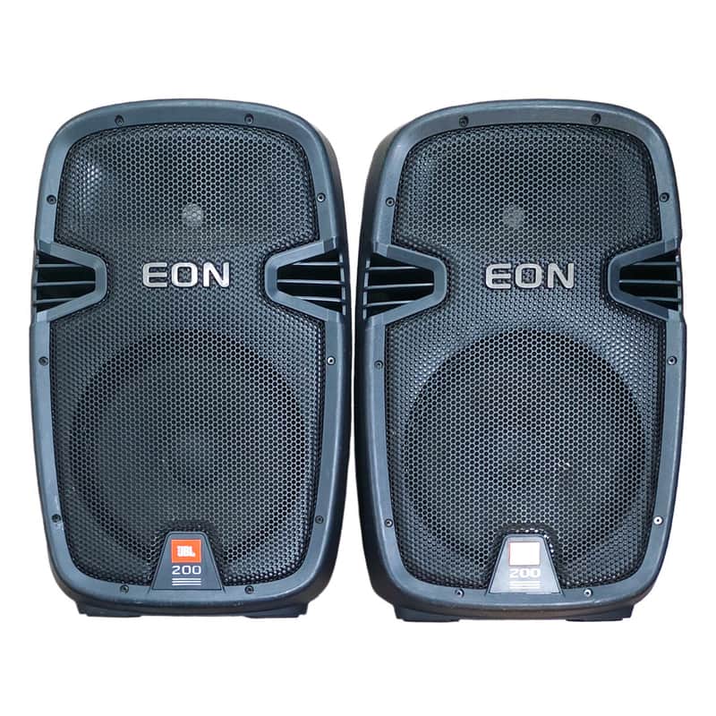 JBL EON 210P PORTABLE 10” 2-WAY SYSTEM WITH DETACHABLE POWERED MIXER image 1
