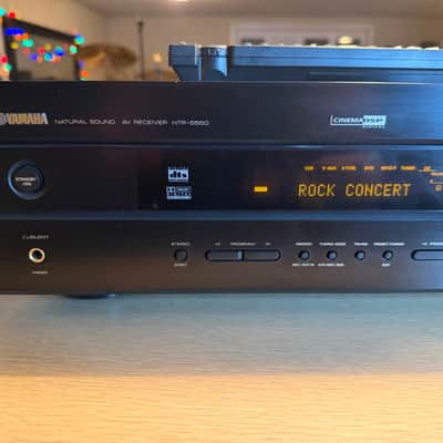 Yamaha HTR-5550 5.1 Channel AV Home Theater  Receiver Amp Serviced Remote Bundle image 4