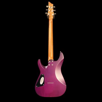 Schecter C-1 Standard Plus Electric Guitar - Transparent Purple Burst image 6