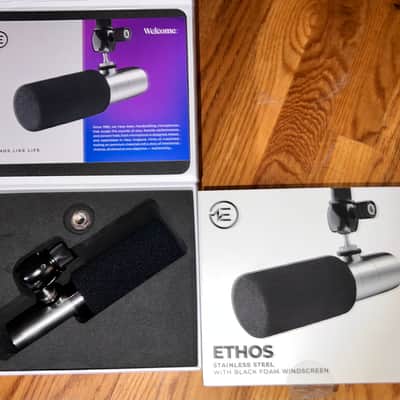 Earthworks ETHOS Supercardioid Broadcast Condenser Microphone 2021 - Present - Silver image 1