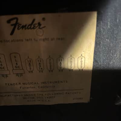 1971 Fender Super Reverb 40-Watt Full Rehab and 4x10 Eminence Legend  Speaker’s image 12