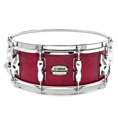 Yamaha Recording Custom Snare Drum 14x5.5 Red Autumn image 1