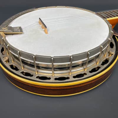 Ventura 5-String Resonator Banjo MIJ Japan c. 1970s w/ Hard Case image 18