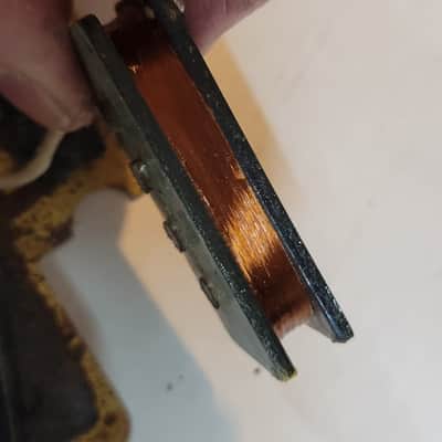 1971 Fender P Bass Precision Bass pickup with shield, covers image 3