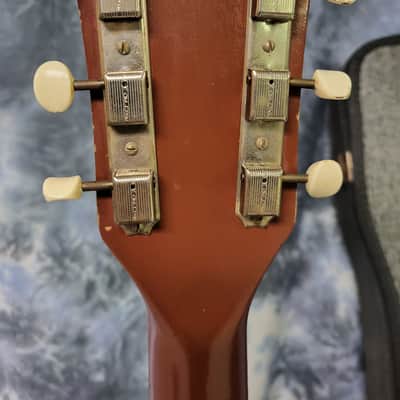 Video Demo 1956 Old Kraftsman by Kay Model 4144 Sizzler Dual Kay Pancake Pickups Pro Setup New Strings Original Soft Shell Case image 10