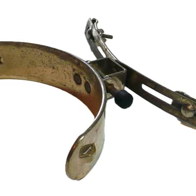Ludwig Script Logo Marching Snare Leg Rest / Nickel image 9