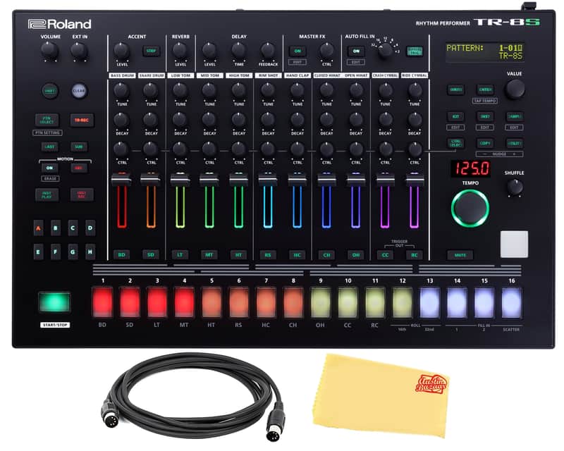 Roland TR-8S Rhythm Performer w/ MIDI Cable image 1