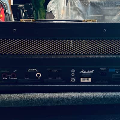 Marshall Origin ORIGIN50H 50-Watt Tube Guitar Amp Head 2018 - Present - Black w/Footswitch and vinyl cover image 2